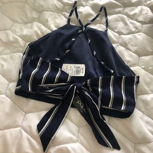 Open back Crop top agaci